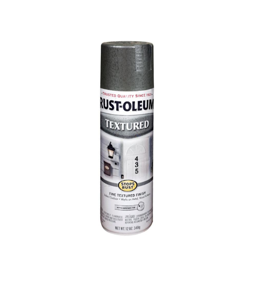 Pintura Metal Protection P340GR Rust Oleum Plata Texturado